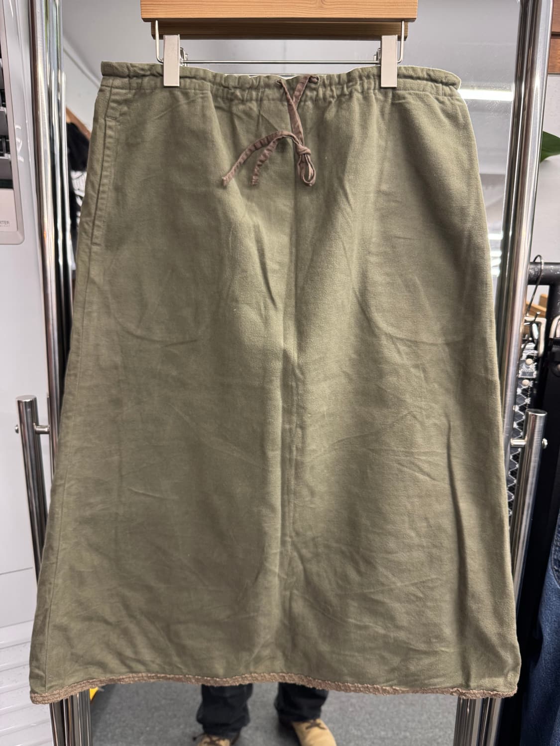 japanese vintage Sunny Clouds 롱 스커트 상품이미지1