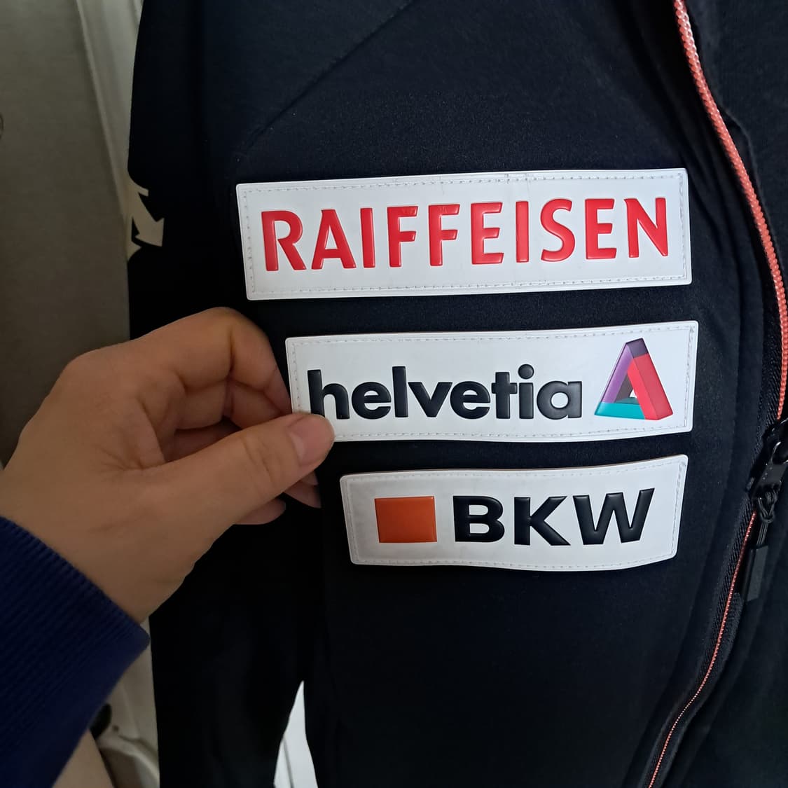 데상트 스위스 스키팀 점퍼 집업95(상태상급) 상품이미지6