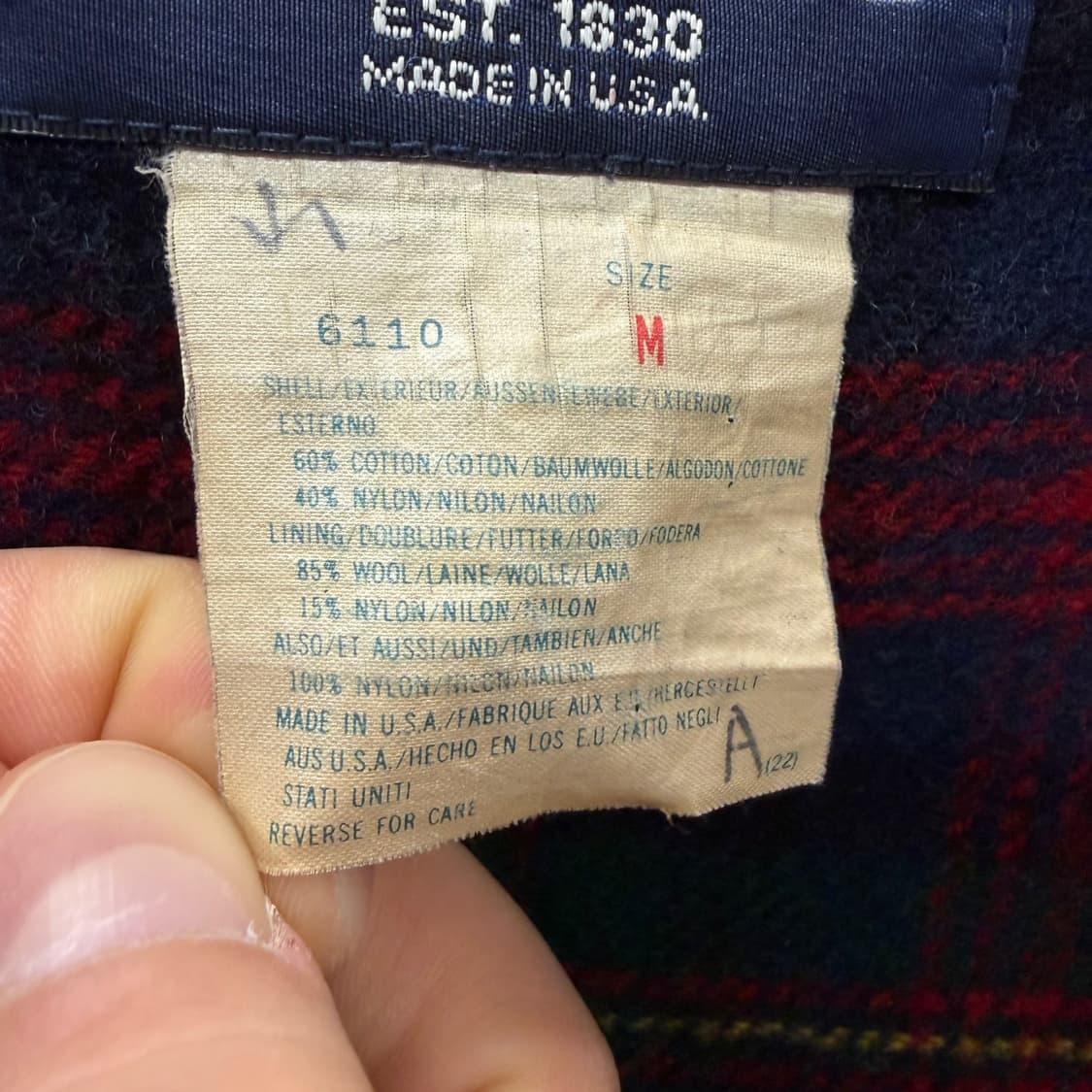 울리치 후드 마운틴파카 멀티포켓 안감체크 기모 디테일 블루 상품이미지7