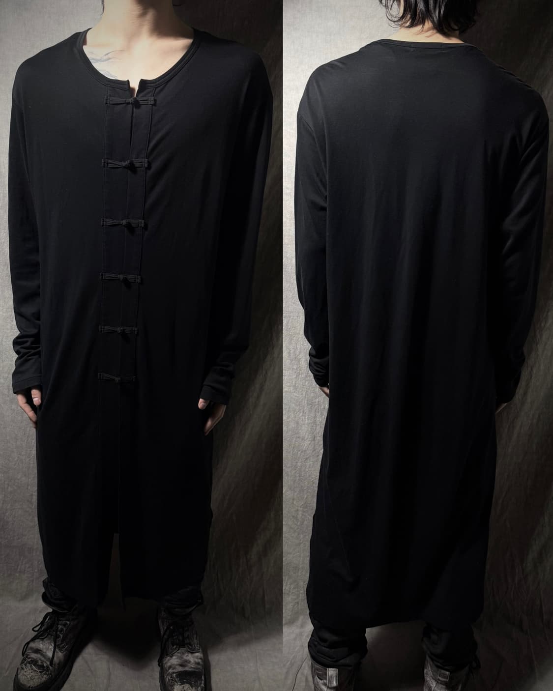 Yohji Yamamoto China Button Long Cadigan 상품이미지2
