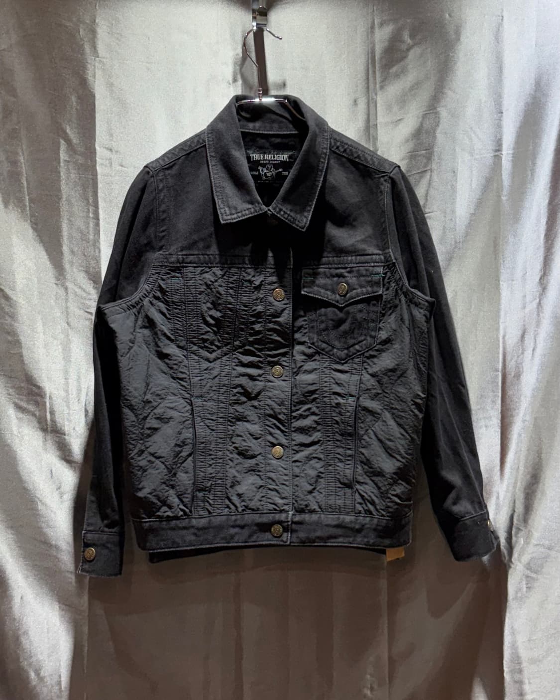 S 트루릴리전 퀼팅 원포켓 데님자켓 상품이미지2