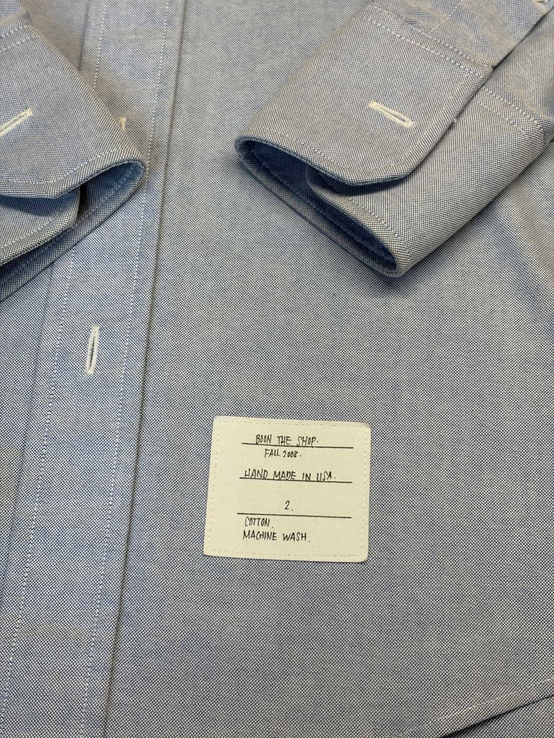 톰브라운 아카이브 블루 셔츠 [size 2] 상품이미지2