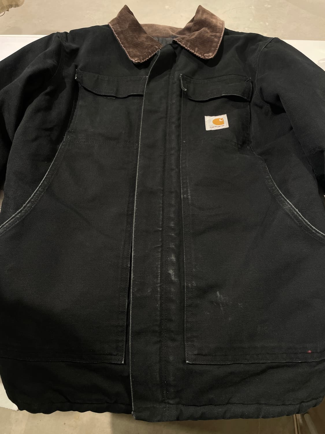 칼하트 C03 90’s 블랙 워크 자켓 상품이미지9