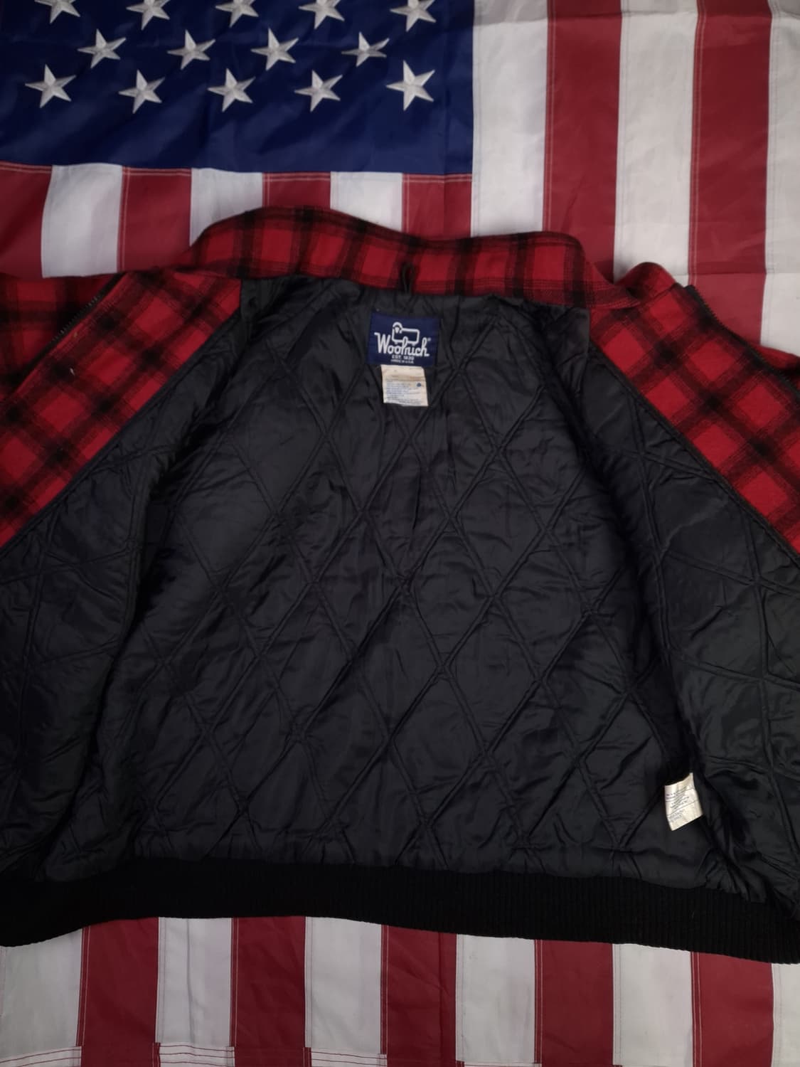 오리지날 80's 미국제조 울리치 울 버팔로체크 자켓 상품이미지8
