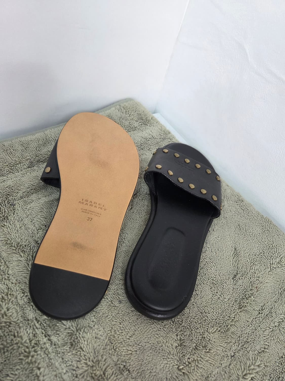 이자벨마랑 플랫 찡 샌들 블랙 37 240mm 상품이미지3