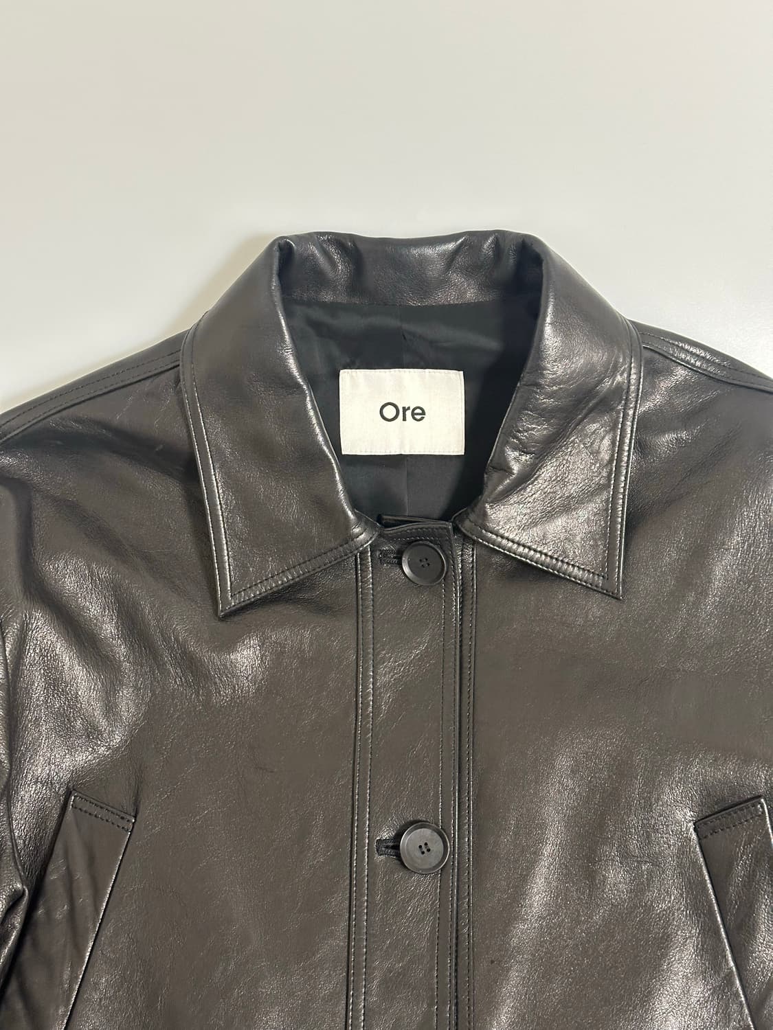 ORE 시그니처 램스킨 레더자켓 상품이미지6