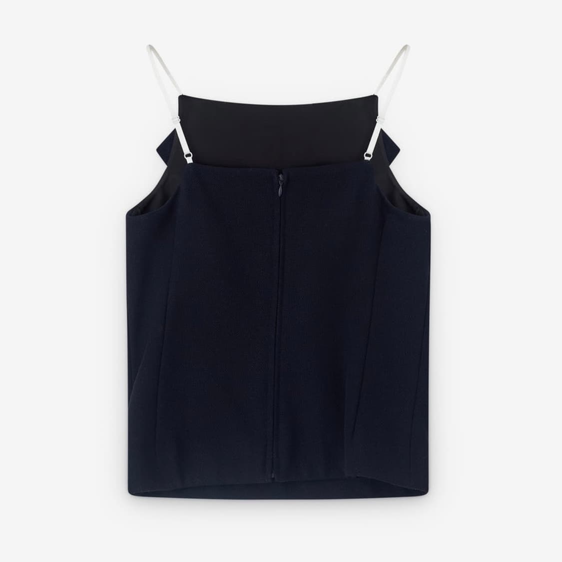 [6,8]슈슈통 25fw Turn-Down Collar 탑/네이비 상품이미지3