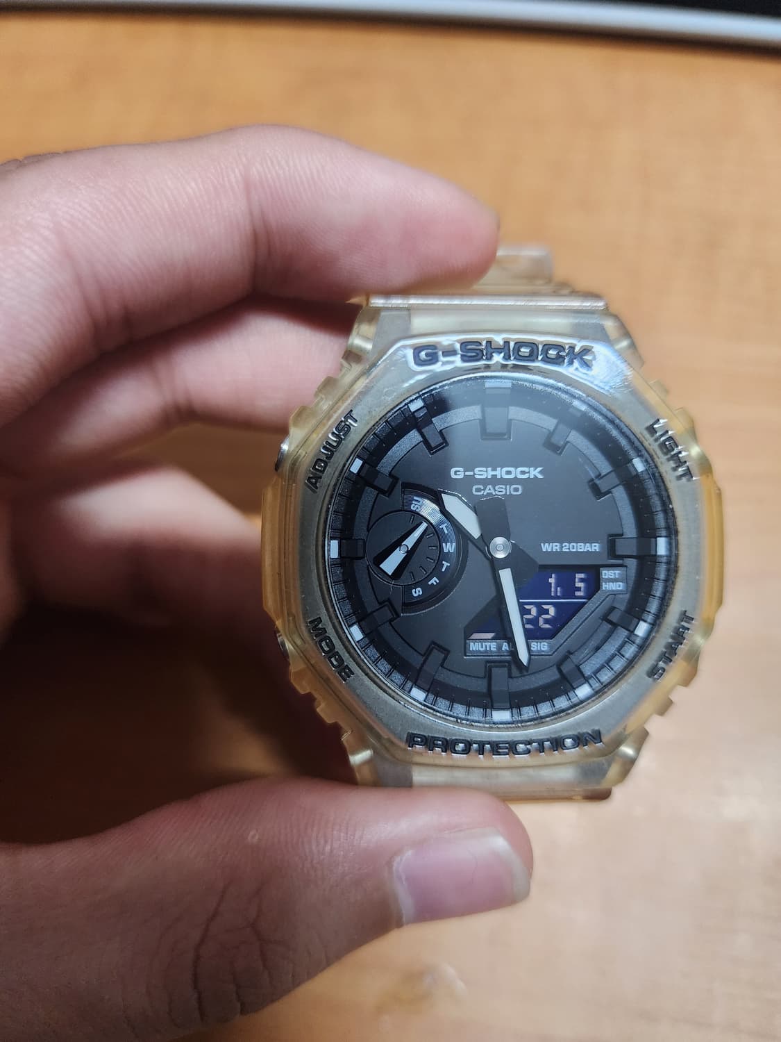 카시오 지샥 GA-2100SKE 카본 시계 상품이미지1