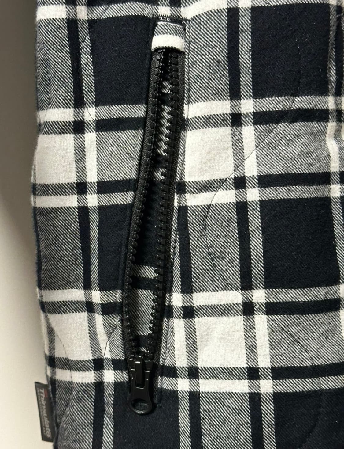 A-SOF 체크 퀼팅 셔츠 자켓 상품이미지3