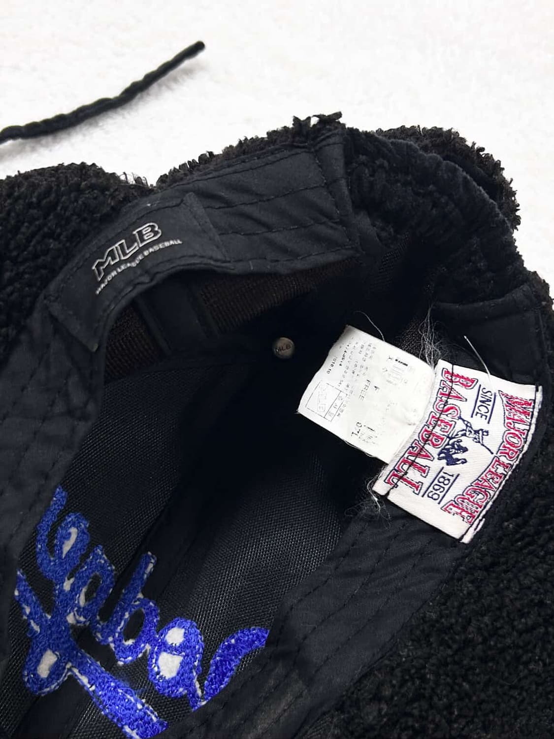 MLB LA다저스 블랙 뽀글이 트루퍼 햇 상품이미지5