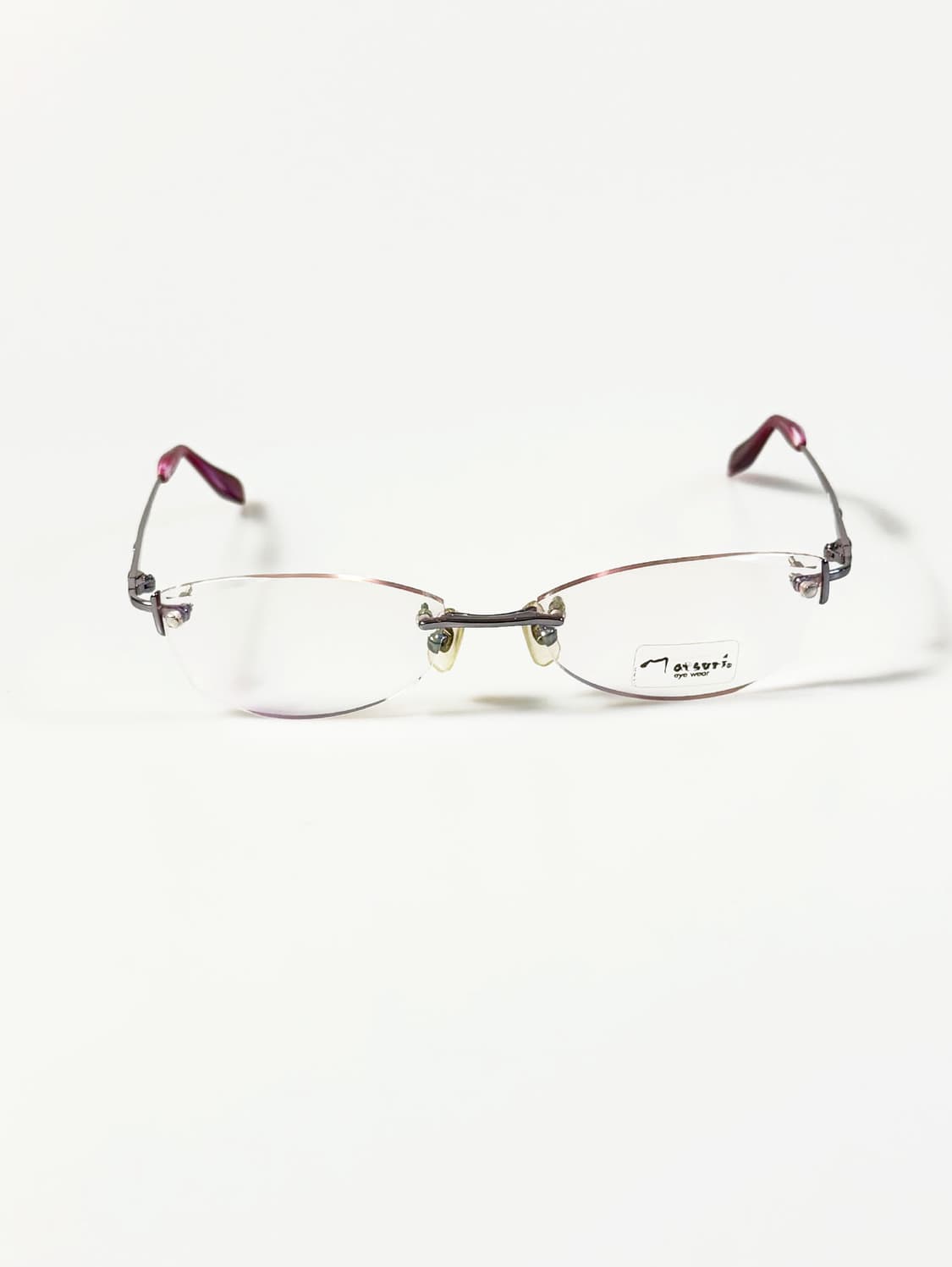 일본제 MATSURI 무테 오벌 티타늄 메탈 빈티지 안경 상품이미지1