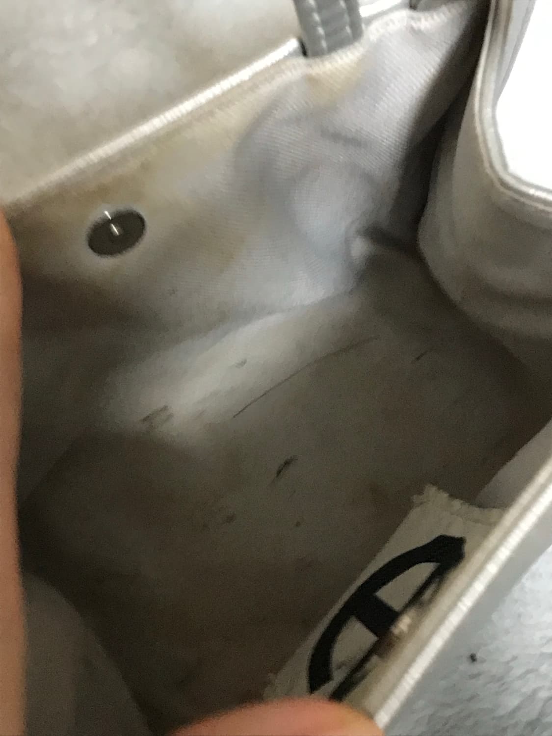 텔파 쇼퍼백 (스몰/실버) 상품이미지3