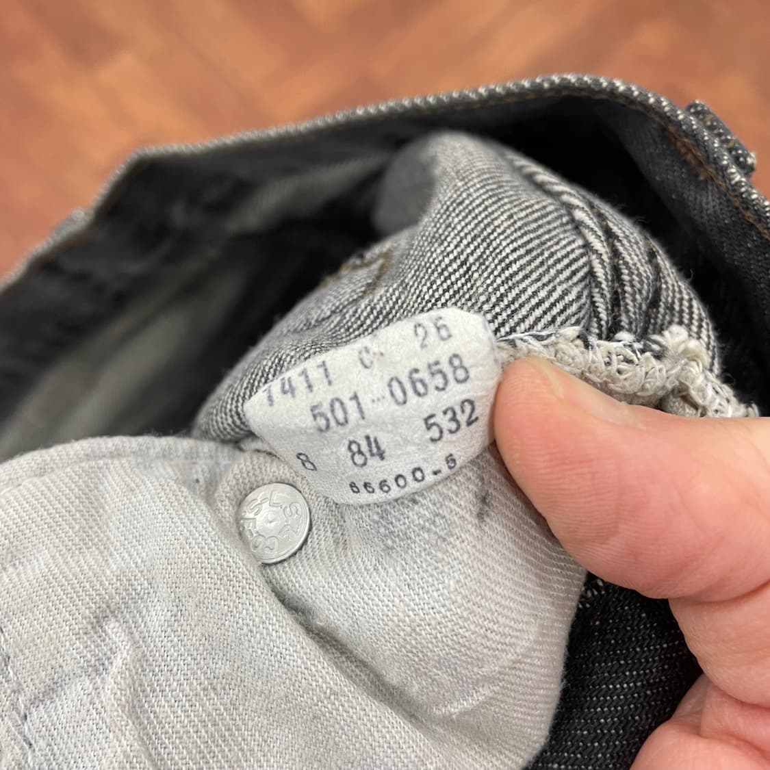 리바이스 80s 501 흑청바지 상품이미지8