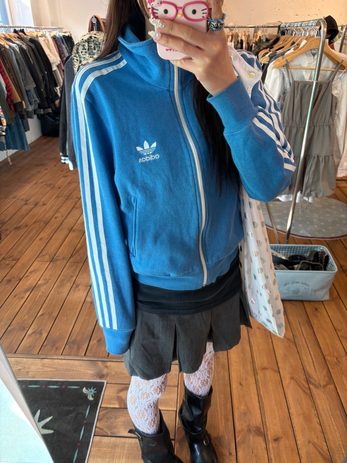 아디다스 백로고 면져지 상품이미지1