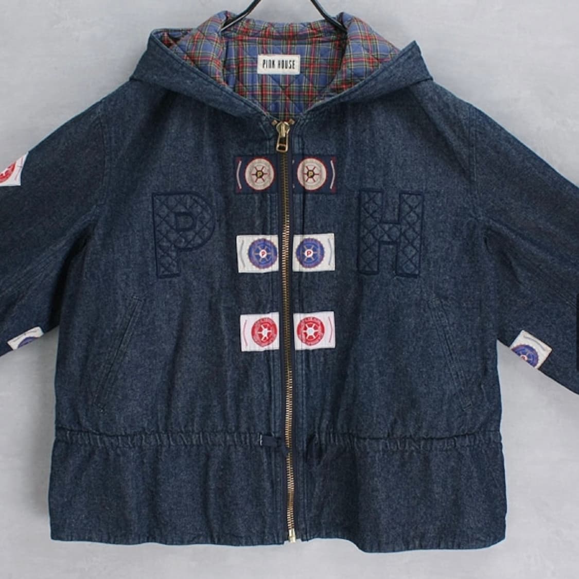 핑크하우스 패치 모리걸 하구미 패디드 퀄팅 자켓 상품이미지3