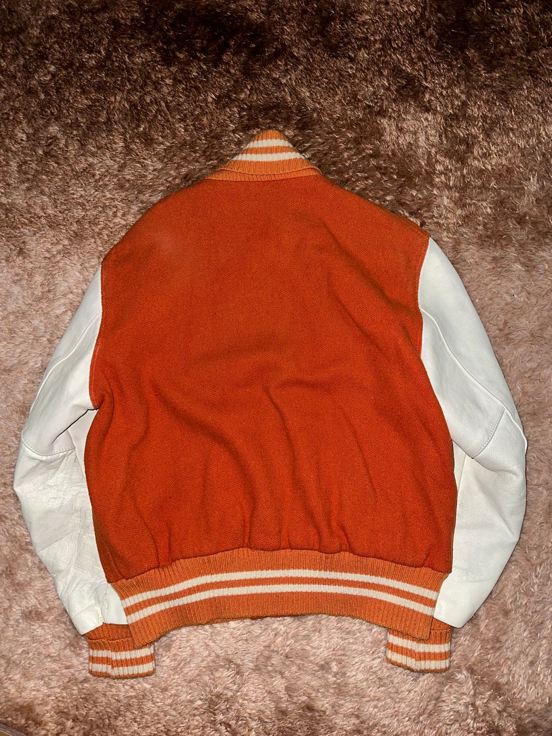 빈티지 레더 바시티 자켓 상품이미지3