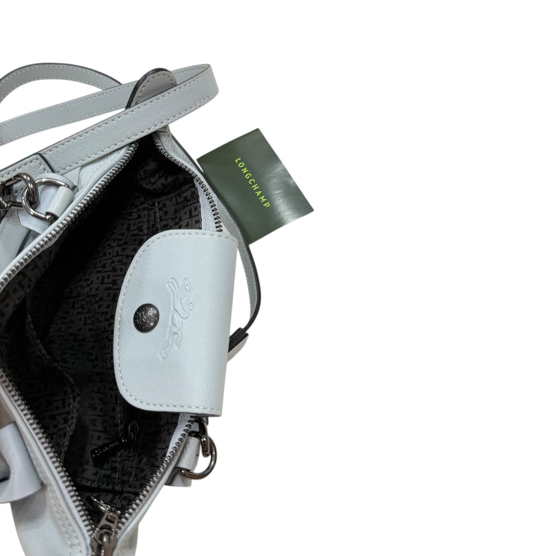 롱샴 르 플리아쥬 미니 토트백 크로스백 가방 스카이 블루 하늘 상품이미지4