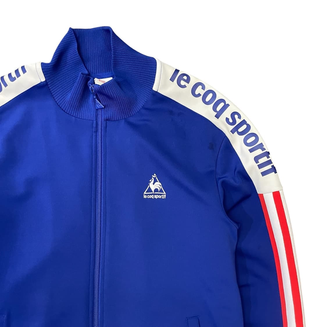 르꼬끄 블루 로고포인트 져지 트랙탑 95 상품이미지3