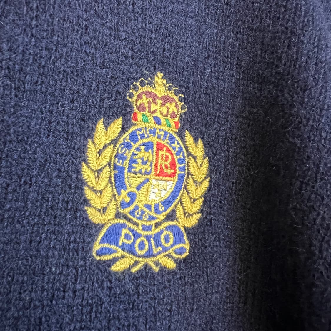 90s 폴로 금장 가디건 상품이미지2