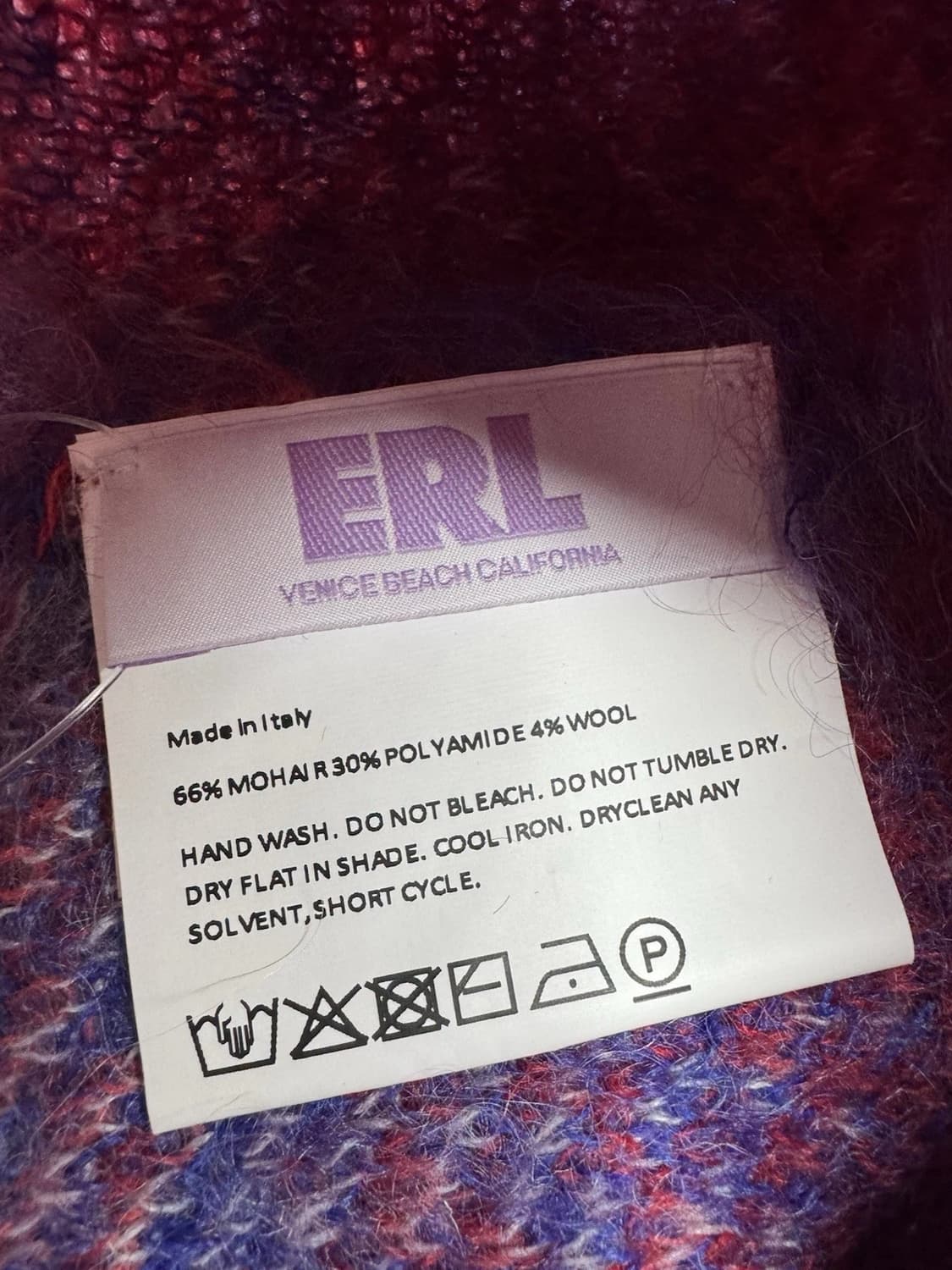 ERL 이알엘 디그레이드 브러쉬드 모헤어 블렌드 비니 상품이미지3