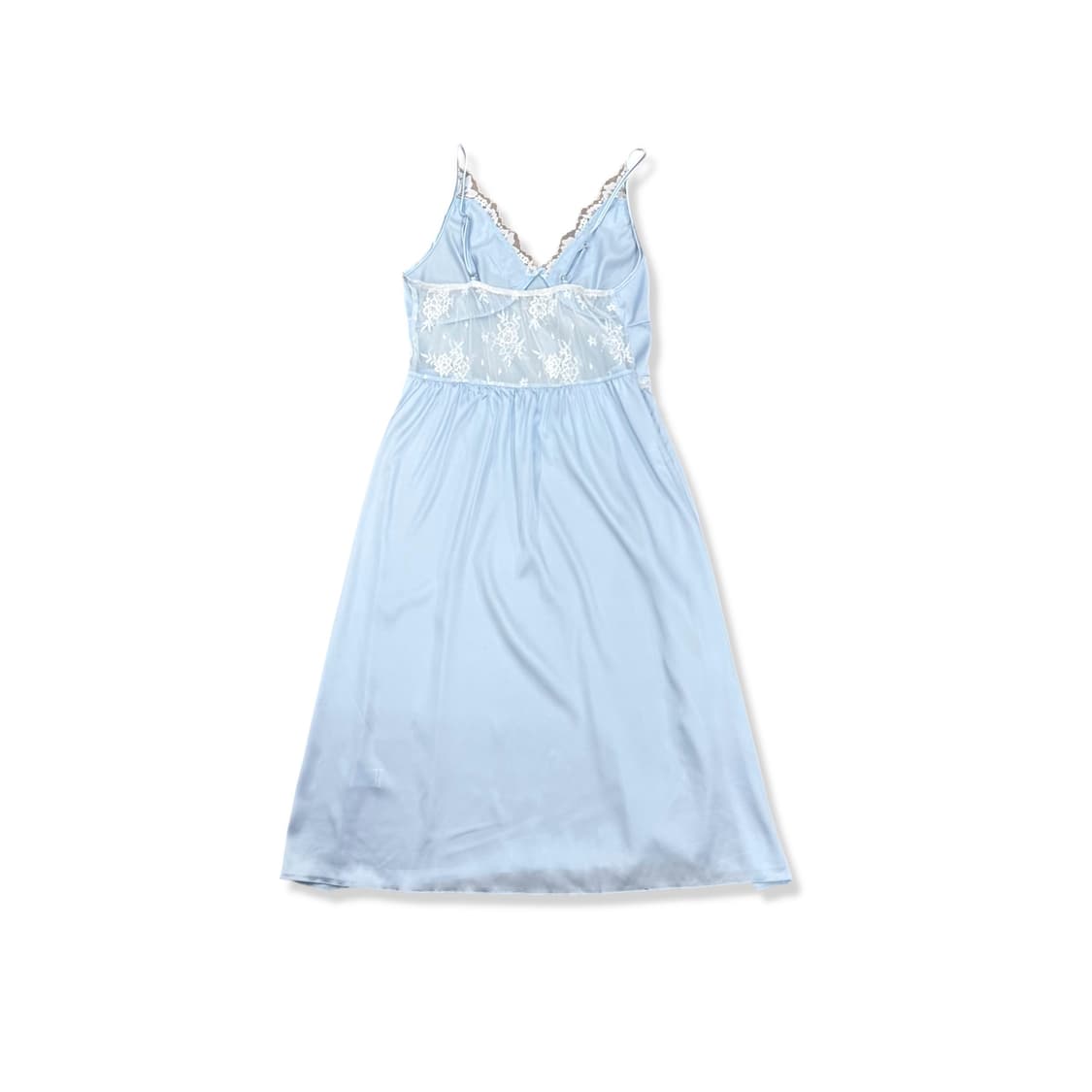 Sky Blue Lace Detail Long Slip Dress 상품이미지6
