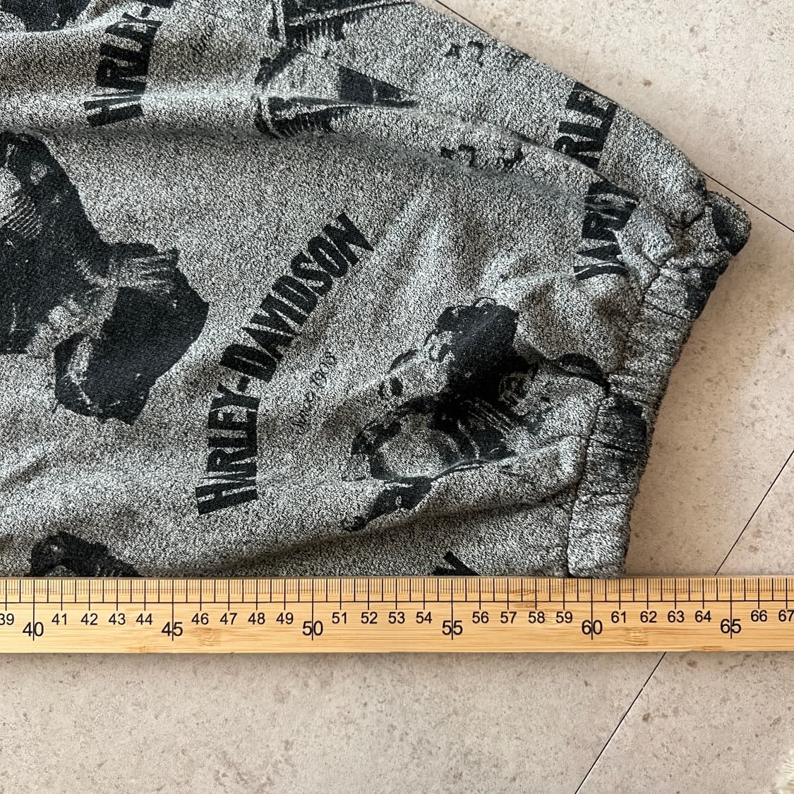 빈티지 90s Harley Davidson 엔진 AOP 스웻팬츠 상품이미지9