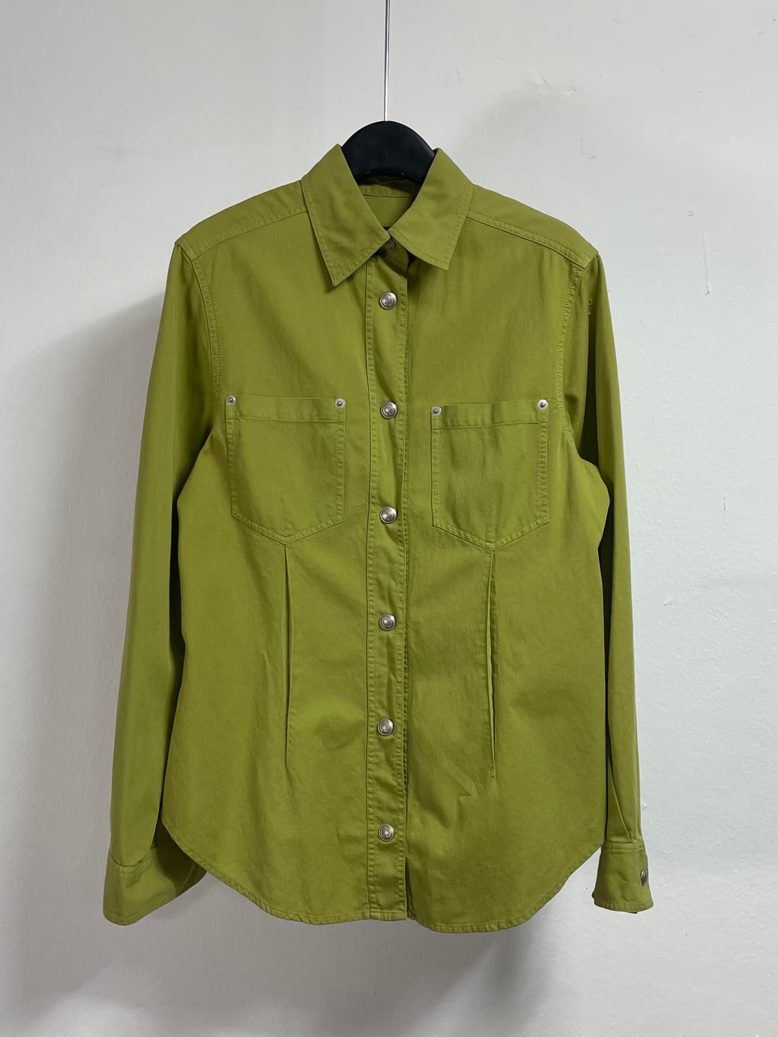 00s 구찌 빈티지 투포켓 파스텔 셔츠 (on.426)   상품이미지1