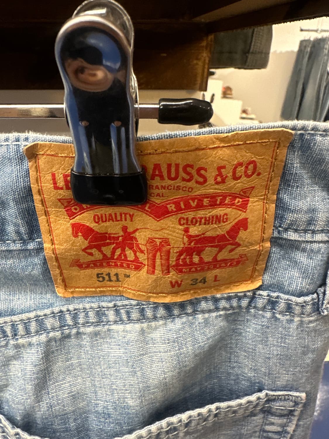 Levis 리바이스 511 데님 반바지 상품이미지6