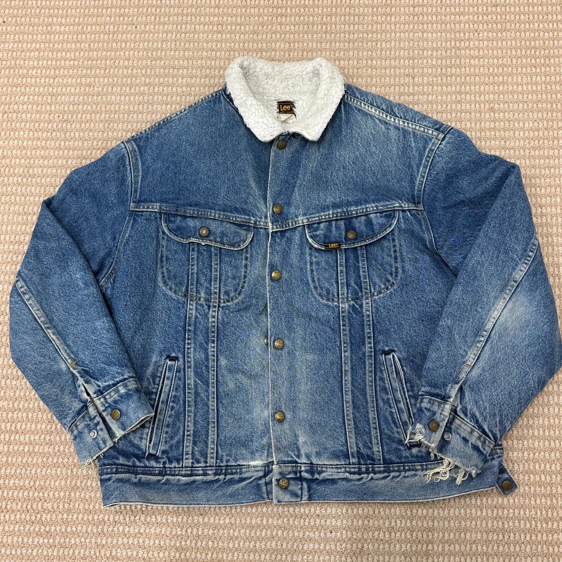 리 Lee 데님 쉐르파 자켓 80년대 USA 상품이미지1