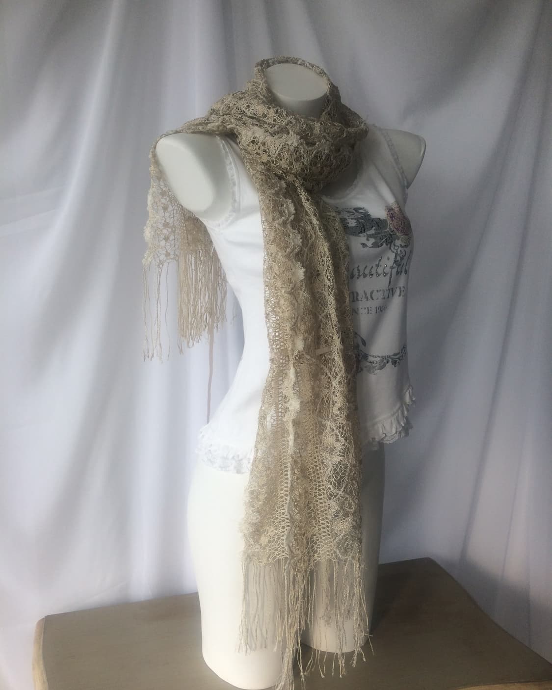 tied shirring point scarf 상품이미지1