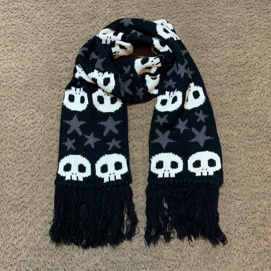 skull pattern muffler 상품이미지1