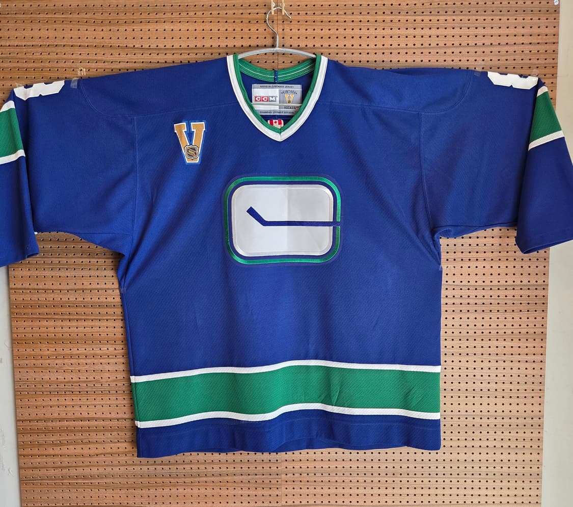 [00s 캐나다생산] CCM NHL 밴쿠버 커넉스 빈티지 하키져지 상품이미지1
