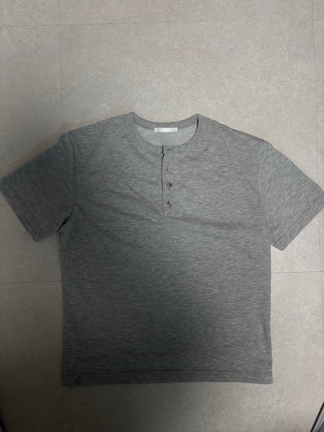 다이브인 LOOSED HENLEY NECK T-SHIRTS  상품이미지2