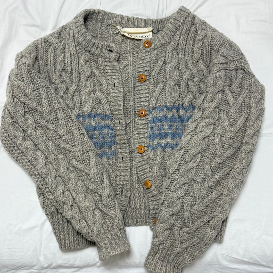 스무스무드 샐리 쉐틀랜드울 가디건 상품이미지3