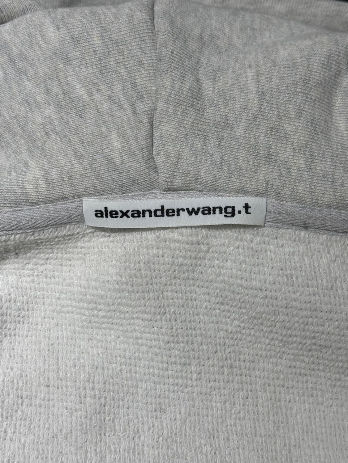 알렉산더 왕 멜란지 집업 크롭 후드티 상품이미지7