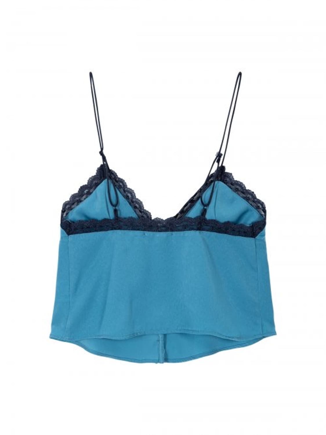 LACE TOP BLOUSE BLUE 상품이미지3