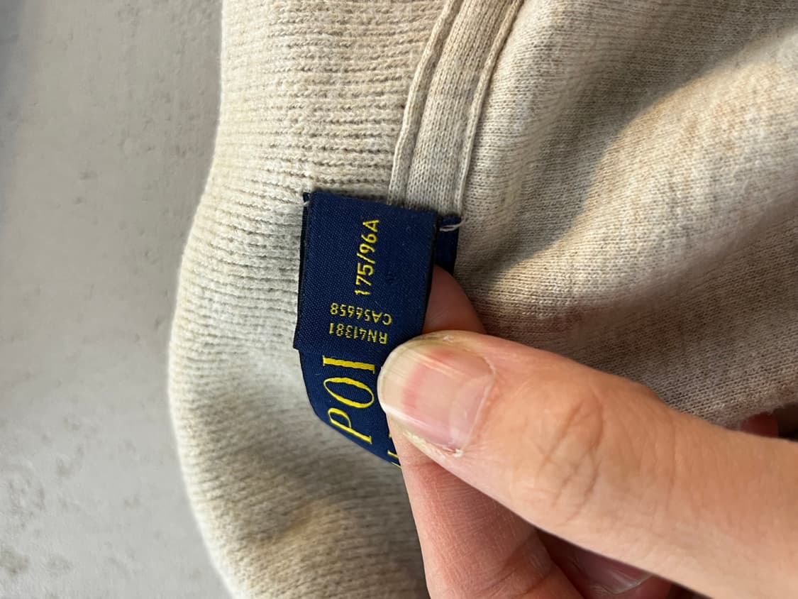 Polo RalphLauren 폴로 랄프로렌 신형 라벨 반집업 M 상품이미지7