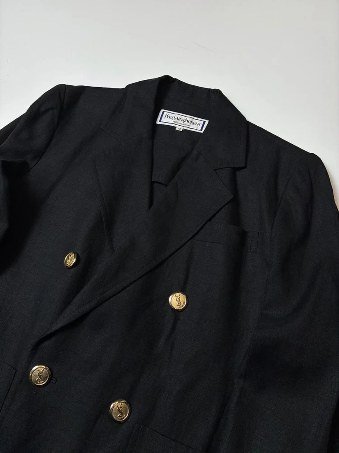 입생로랑 YSL 90's 재팬 더블 금장 블레이저 PN8534 상품이미지2