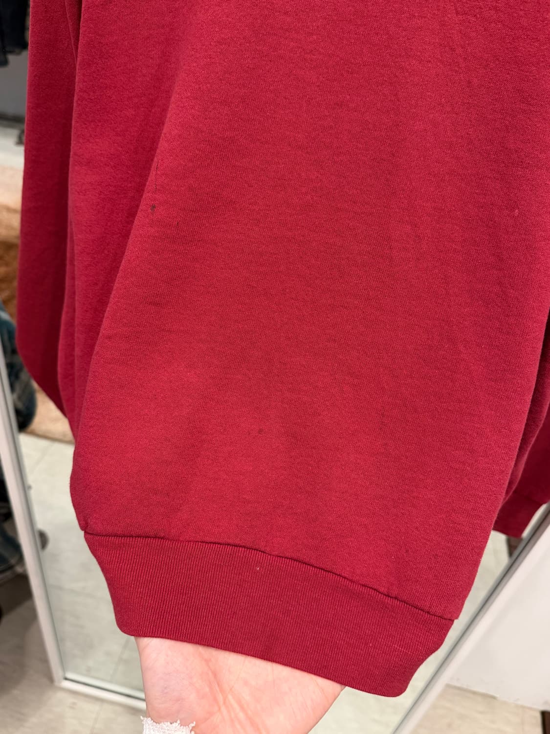 80s Fruit of the loom 빈티지 플레인 스웻셔츠 (USA) 상품이미지8