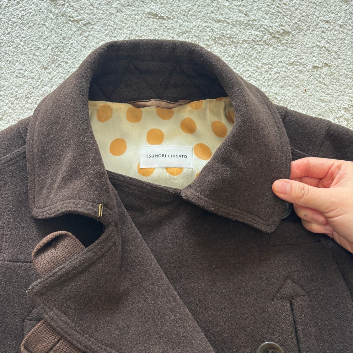 츠모리치사토 더블 피코트 상품이미지2