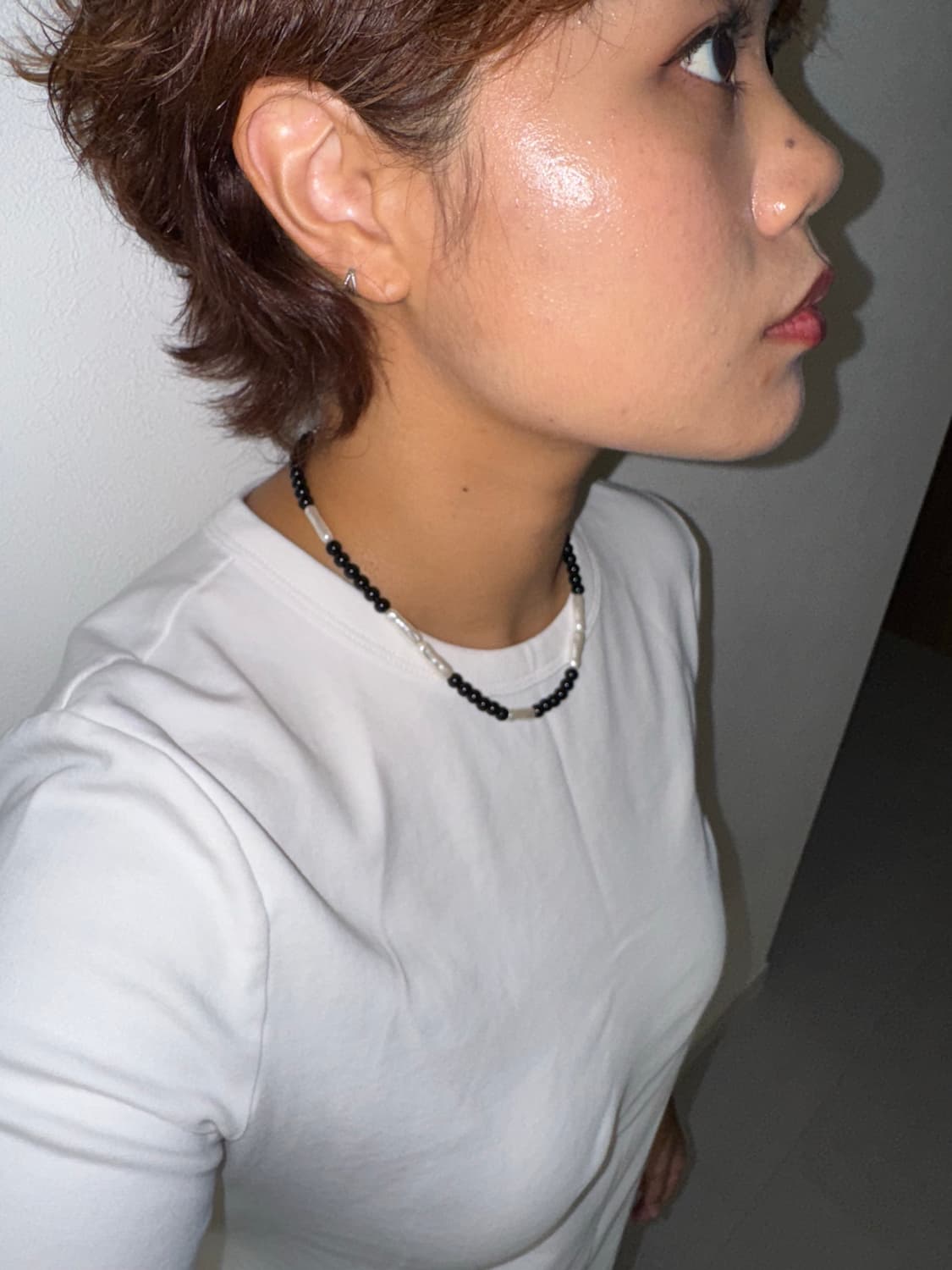 다비즈 블랙 진주 목걸이 상품이미지9