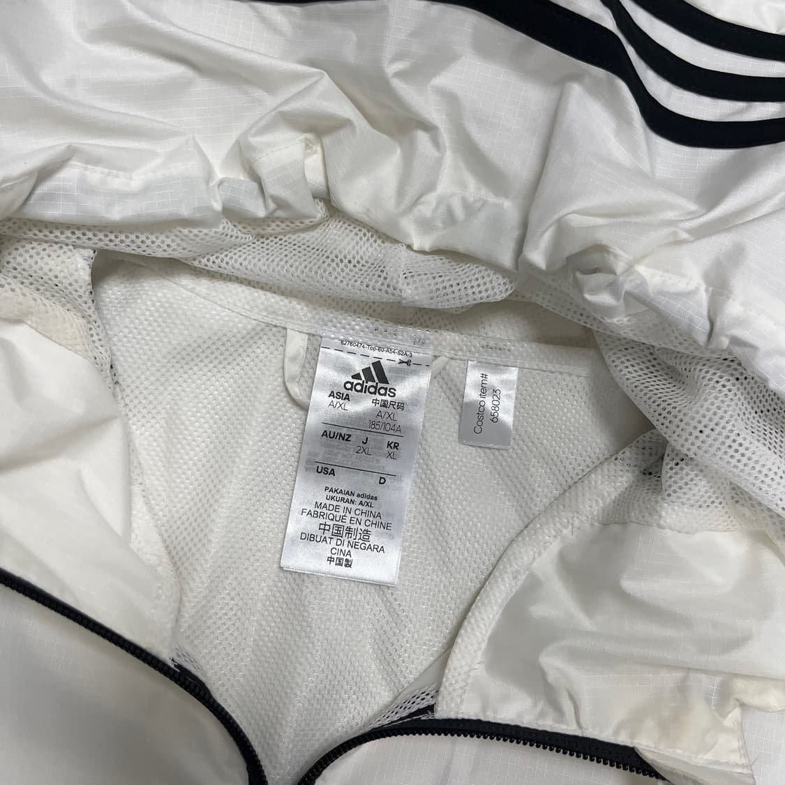Adidas white windbreaker 상품이미지6