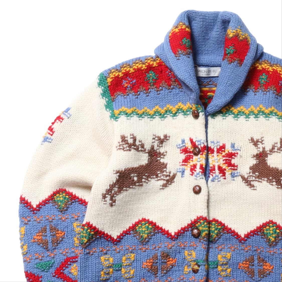 Salson DE Elle Nordic Zip Up Sweater 상품이미지2