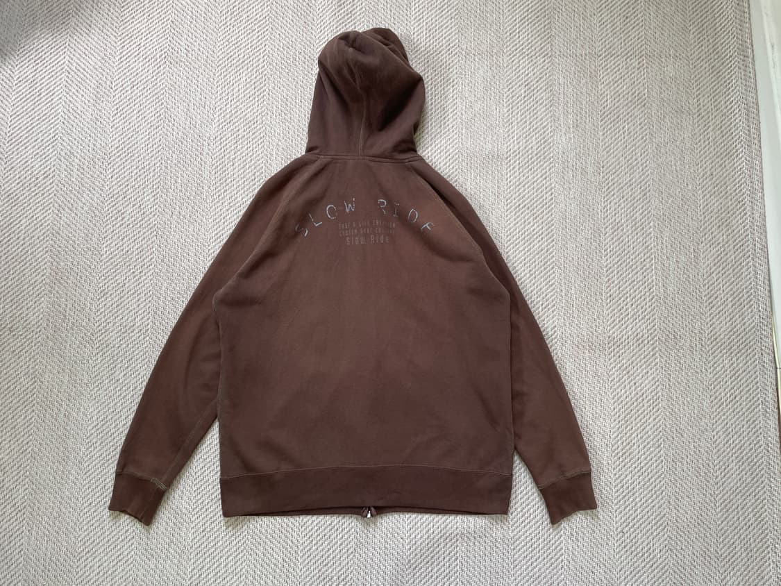빈티지 y2k Russ.K 브라운 후드집업  상품이미지6