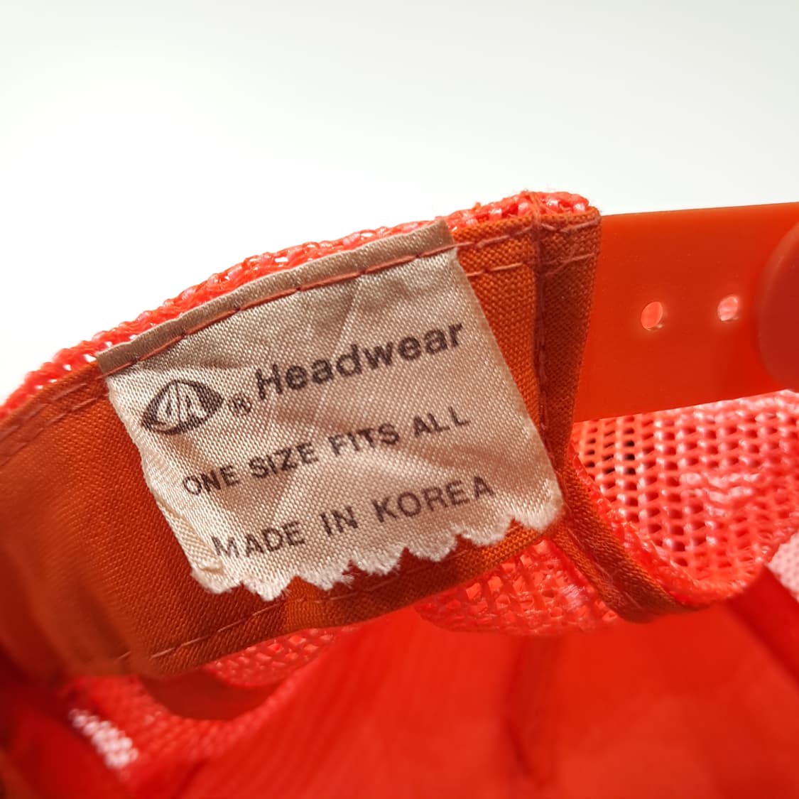 VA 80s 한국판 벅스 헌팅 월계수 오렌지 메쉬 트러커캡 P2055 상품이미지8