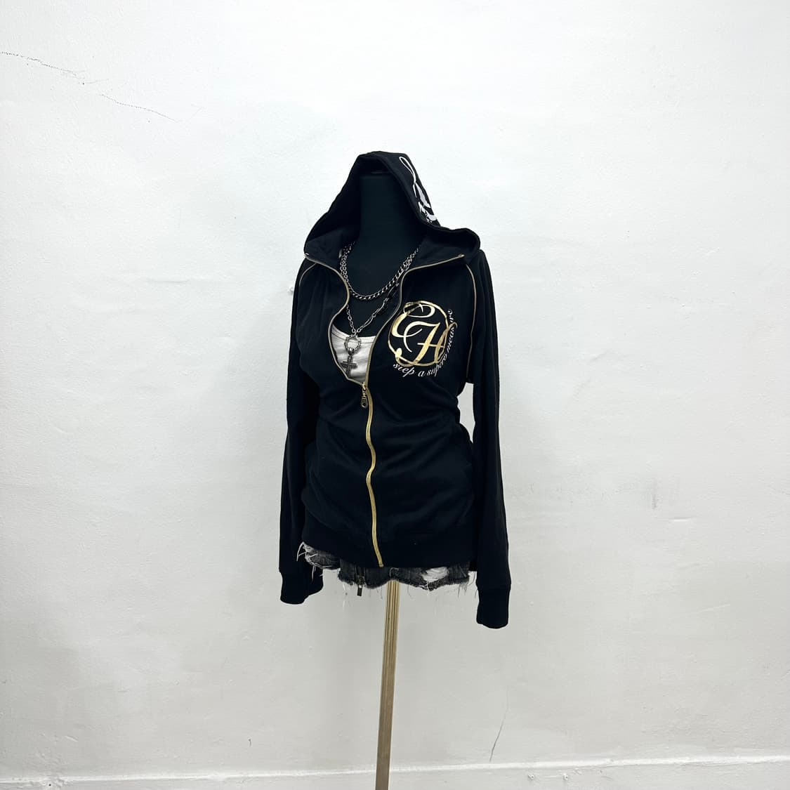 Beaumere lettering print hoodie 상품이미지1