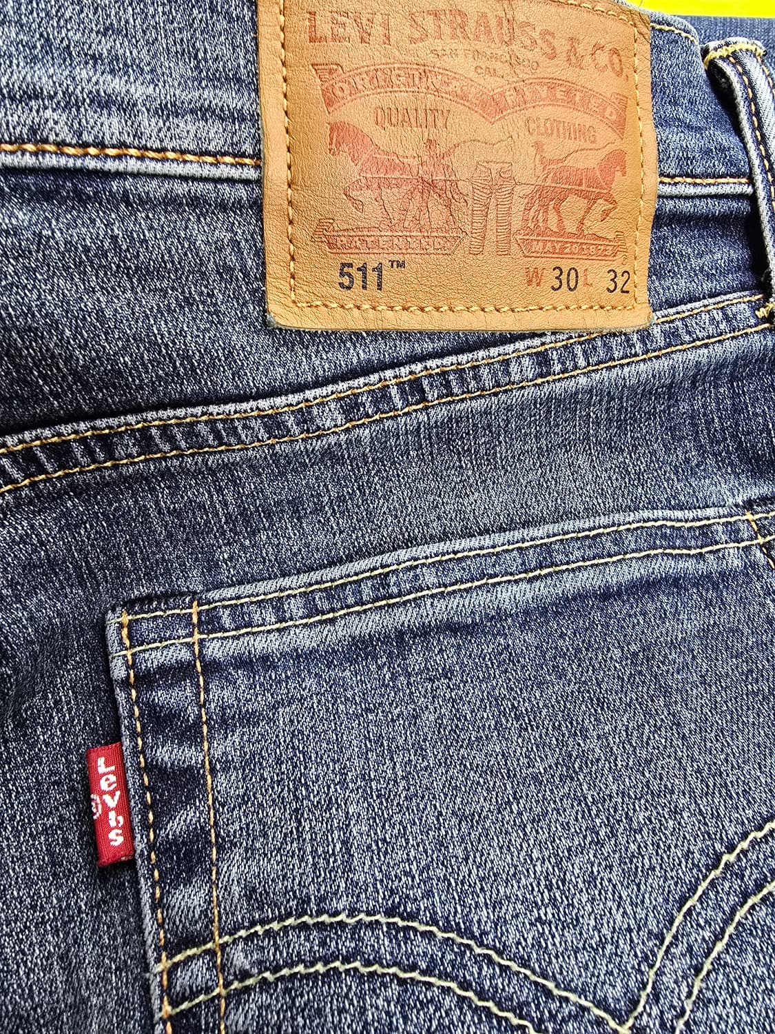 리바이스 511 데님 워싱 청바지 (1271) 상품이미지3