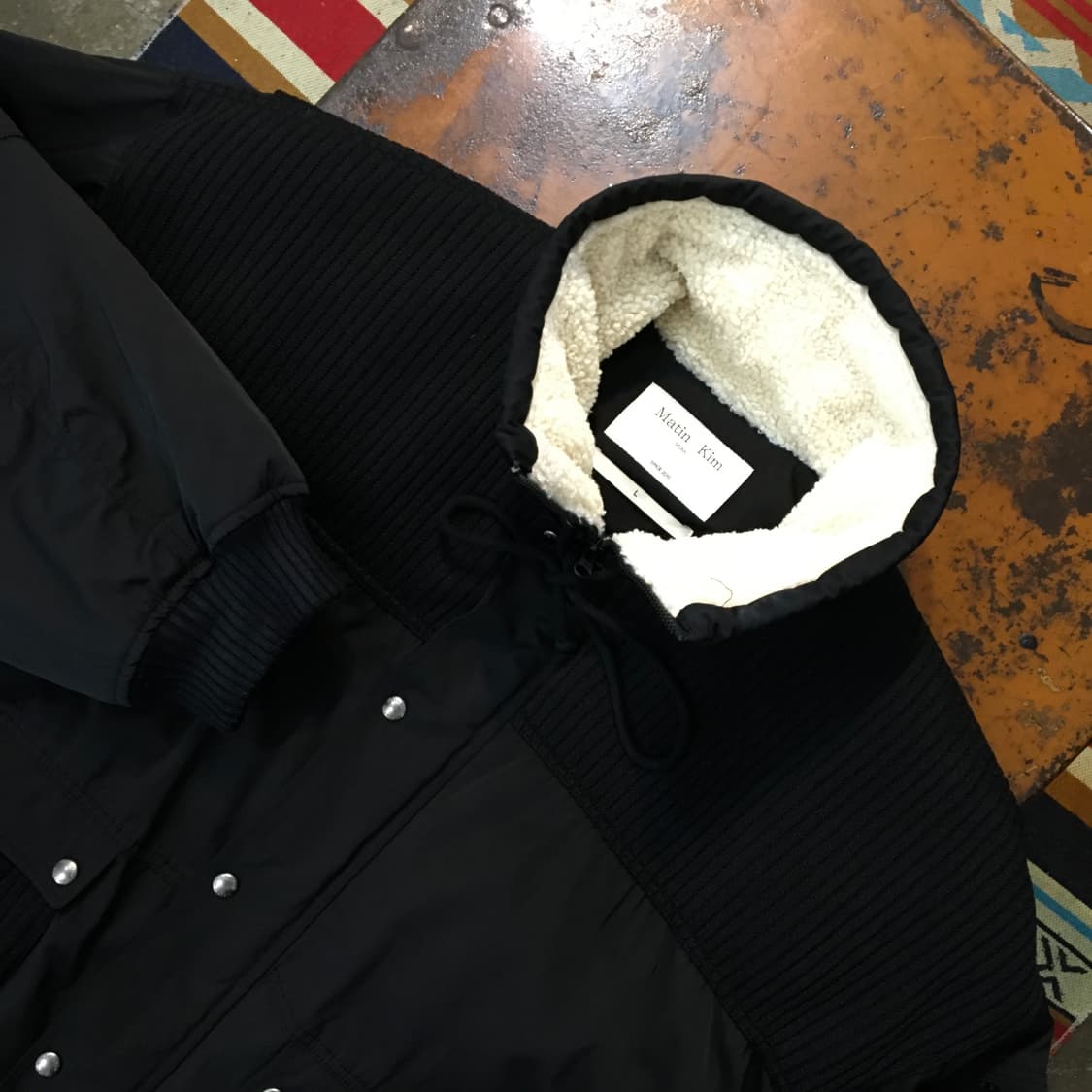 마뗑킴 블랙 맥시 오버핏 푸퍼 패딩 점퍼 여성 프리사이즈 상품이미지6