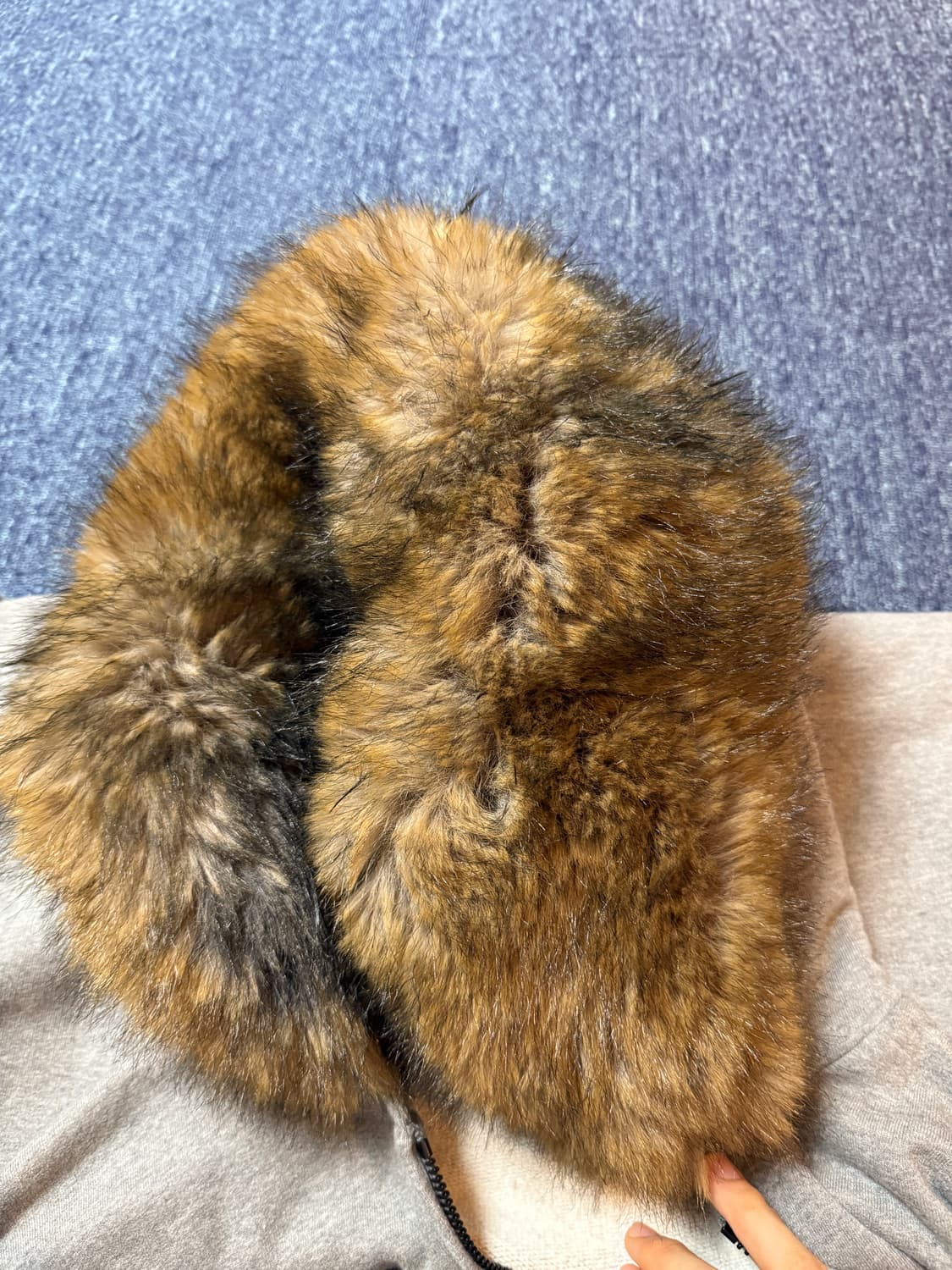 발렌시아가 럭셔리 스크립트  집업 후드 다크 헤더 그레이 L 새상품 상품이미지9