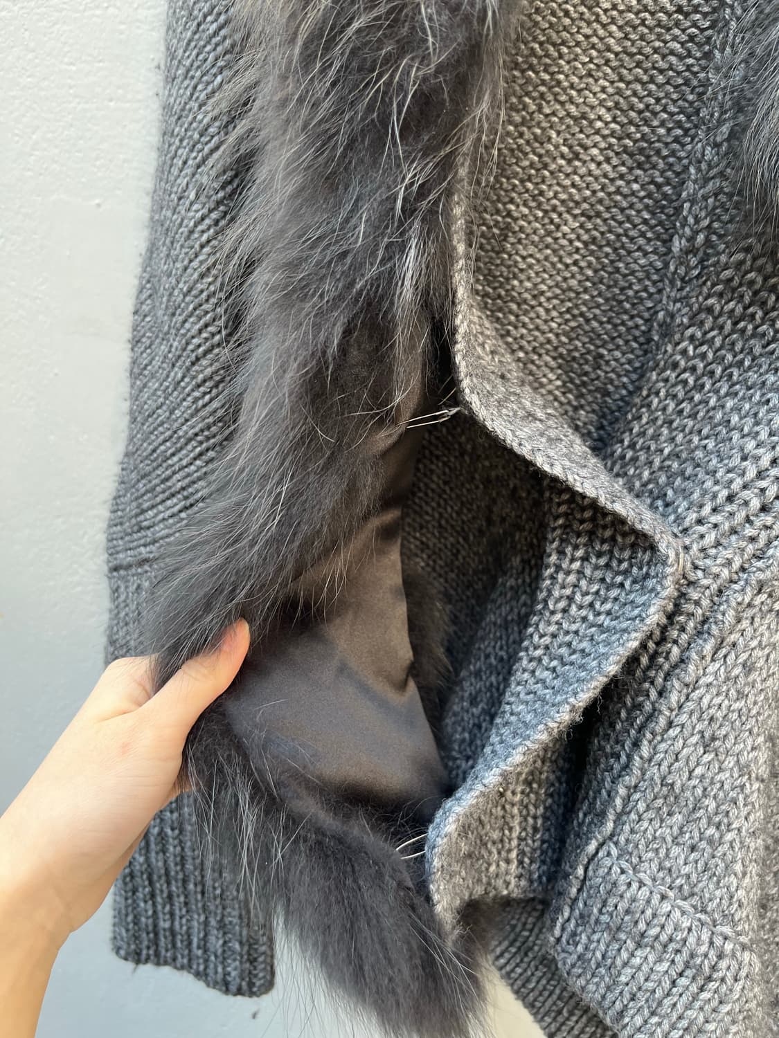 퍼 탈부착 가디건 상품이미지5